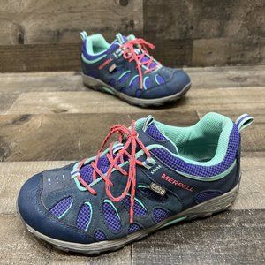 Merrell Chameleon Waterproof Womens Blue/Purple Low Hiking Shoes Size 5 M